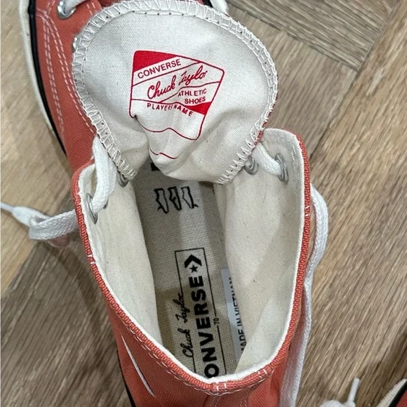 Converse Chuck Taylors in Salmon Coral New Without Box - Picture 7 of 7